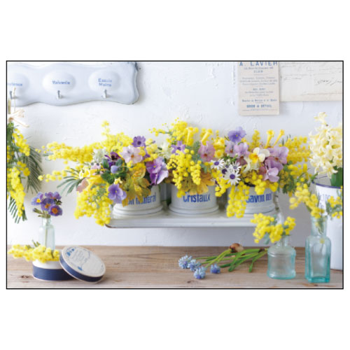 #アクティブコーポレーション カード フラワーポストカード   L12-PE-285