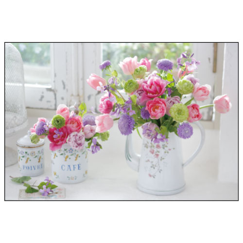 #アクティブコーポレーション カード フラワーポストカード   L12-PE-286