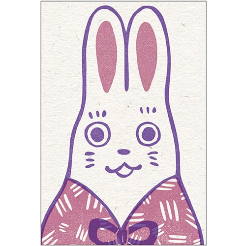 #アクティブコーポレーション カード ポストカード･梅屋  うざぎ M01-PPF-271