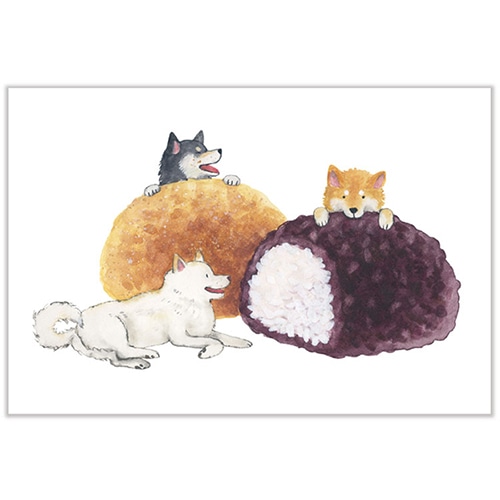 #アクティブコーポレーション カード ポストカード･村田夏佳  おはぎ M01-PPR-214