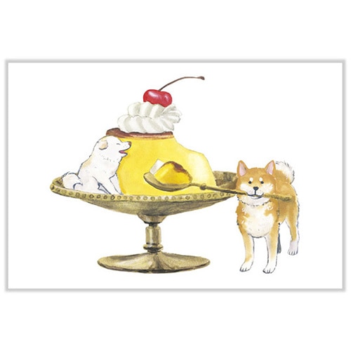 #アクティブコーポレーション カード ポストカード･村田夏佳  プリン M01-PPR-215