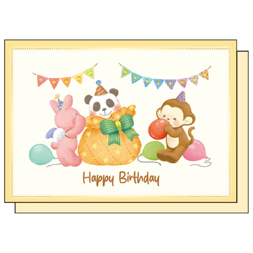 #アクティブコーポレーション カード ハンドメイドカード   L12-GE-119