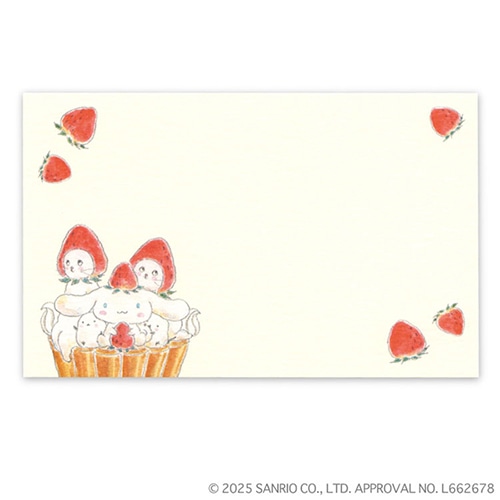 #アクティブコーポレーション(国内販売のみ） カード トコロコムギ×サンリオコラボ　ミニメッセージカード   M01-ANK-116