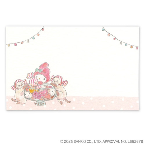 #アクティブコーポレーション(国内販売のみ） カード トコロコムギ×サンリオコラボ　ミニメッセージカード   M01-ANK-117