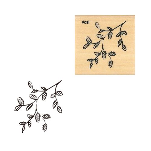 #こどものかお 印章用品 Ｎアイラブスタンプ  枝葉 1533-101