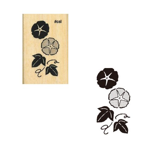 #こどものかお 印章用品 アイラブスタンプ  朝顔 1533-113