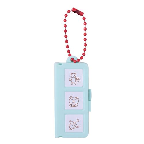 #こどものかお 印章用品 ポチッとCHUM 浸透印 スマイルくまの1日 1854-003