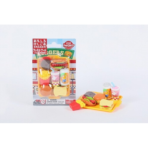 #イワコー  おもしろ消しゴム　ファストフード   ER-BRI071