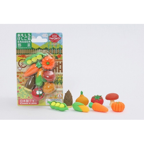 #イワコー  おもしろ消しゴム　野菜   ER-BR1023