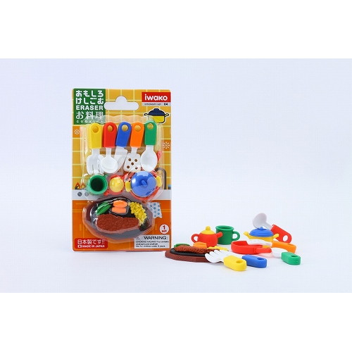 #イワコー  おもしろ消しゴム お料理   ER981028