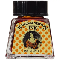 #G-Too Winsor＆Newton ドローイング インク 14ml  ｵﾚﾝｼﾞ　19501449