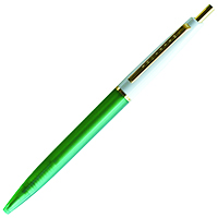 【アンテリック】 油性ボールペン  0.5mm ホワイト+グリーン  BP1CWG