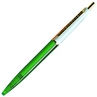 【アンテリック】 シャープペン  0.5mm ホワイト+グリーン  MP1CWG
