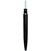 【アンテリック】   油性ボールペン  0.5mm 下軸 ピッチブラック  LBP1PB