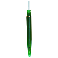 【アンテリック】   油性ボールペン  0.5mm 下軸 透明グリーン  LBP1CWG