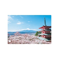 #いろは出版 季節ポストカード 日本の絶景ポストカード春 定型サイズ 春の新倉山浅間公園 JPC-89