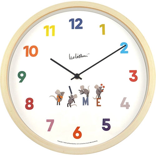 #エルコミューン 掛け時計 Leo Lionni Wall Clock   Time WCL010