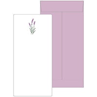 #エルコミューン レターセット mois et fleurs 一筆箋レターセット  lavender MOF-007
