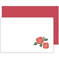 #エルコミューン ミニカード mois et fleurs ミニメッセージカードセット  tsubaki MOF-101