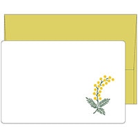 #エルコミューン ミニカード mois et fleurs ミニメッセージカードセット  mimosa MOF-103