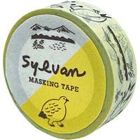 #エルコミューン マスキングテープ SYLVAN MASKING TAPE  Bird SLV-304