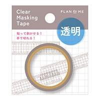 #大阪フロンティア マスキングテープ ＰＬＡＮｄｏＭＥ透明マスキングテープ  定規 PM4701