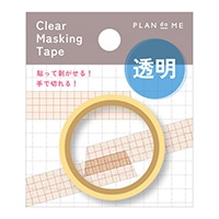 #大阪フロンティア マスキングテープ ＰＬＡＮｄｏＭＥ透明マスキングテープ  イエロー PM4703