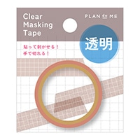 #大阪フロンティア マスキングテープ ＰＬＡＮｄｏＭＥ透明マスキングテープ  ベージュ PM4704