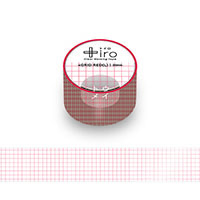 #大阪フロンティア マスキングテープ トイロ クリアマスキングテープ 30mm +GRID RED(L) CT3005