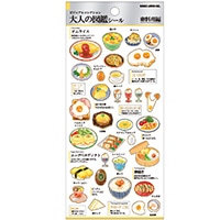 #カミオジャパン シール PM大人の図鑑ｼｰﾙ/卵料理   07288