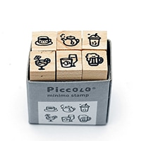 #Plain スタンプ minimo Stamp Set  Beverage PICCOLO-105