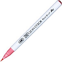 【呉竹】(国内販売のみ) カラー筆ペン ZIGクリーンカラーリアルブラッシュ021  ライトカーマイン RB6000AT-021
