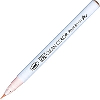 【呉竹】(国内販売のみ) カラー筆ペン ZIGクリーンカラーリアルブラッシュ028  ペールピンク RB6000AT-028