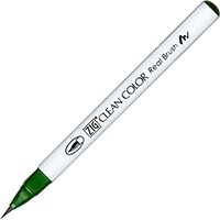 #呉竹(国内販売のみ) カラー筆ペン ZIGクリーンカラーリアルブラッシュ040  グリーン RB6000AT-040