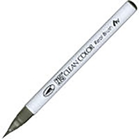 【呉竹】(国内販売のみ) カラー筆ペン ZIGクリーンカラーリアルブラッシュ094  グレイブラウン RB6000AT-094