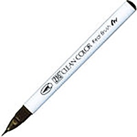【呉竹】(国内販売のみ) カラー筆ペン ZIGクリーンカラーリアルブラッシュ068  ディープブラウン RB6000AT-068
