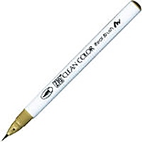 【呉竹】(国内販売のみ) カラー筆ペン ZIGクリーンカラーリアルブラッシュ075  ブリックベージュ RB6000AT-075