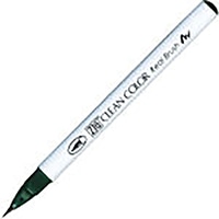 【呉竹】(国内販売のみ) カラー筆ペン ZIGクリーンカラーリアルブラッシュ400  マリングリーン RB6000AT-400