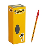 #BICジャパン 油性ボールペン クリスタル オリジナルファイン BX20 0.8mm 赤 CST-OF08REDB20J