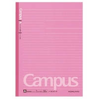 【コクヨ】キャンパスノート ドット入り罫線 カラー表紙 A罫 セミB5 ピンク  ﾉ3CATP