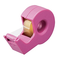 【コクヨ】テープカッター カルカット ハンディタイプ 小巻き  ピンク   TSM300P