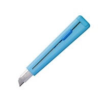 【コクヨ】カッターナイフ 標準型 フッ素加工刃 青  HAS110B