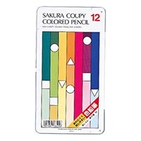 #サクラクレパス 色鉛筆 ク-ピ-色鉛筆12色(スタンダード) 12色  PFY12