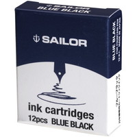 #セーラー万年筆  インク 万年筆用カートリッジインク 直径6.5x49.5mm ブルーブラック 13-0404-144