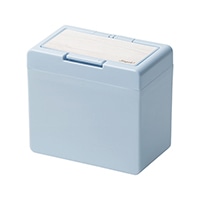 #ソニック ゴミ箱 リビガク ちょいバコ卓上ゴミ箱 ワンタッチで開く   ブルー LV-4672-B