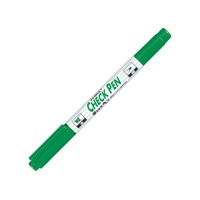 【ゼブラ】マーカー チェックペン 緑  MW151CK