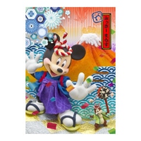#ダイゴー(国内販売のみ) 3Dポストカード (D)3Dポストカード 赤富士とミッキー