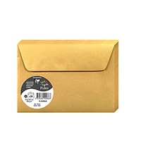 #クオバディス・ジャパン(国内販売のみ） 封筒 ポレン封筒　ポストカードサイズパール  ゴールド cf50086
