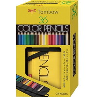 【トンボ鉛筆】 色鉛筆 色鉛筆ロールケース３６色ＮＱ ロールケース入り色鉛筆36色セット  CR-NQ36C