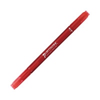 【トンボ鉛筆】サインペン プレイカラーK 水性 0.3mm/0.8mm あか  WSPK-25